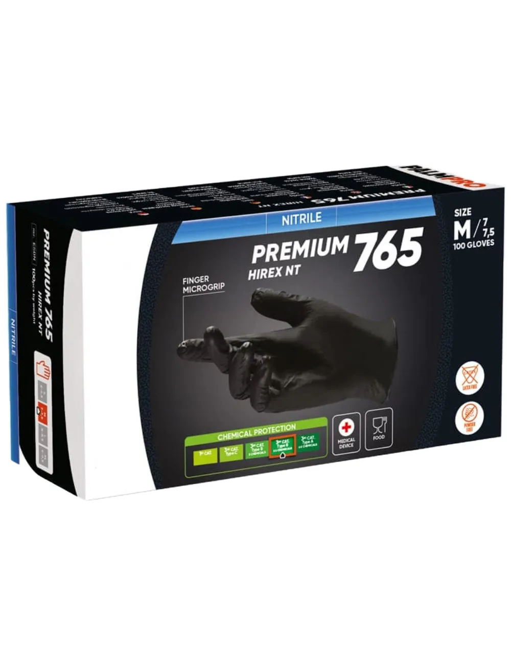 Guanti in Nitrile Blu confezione 100 pz