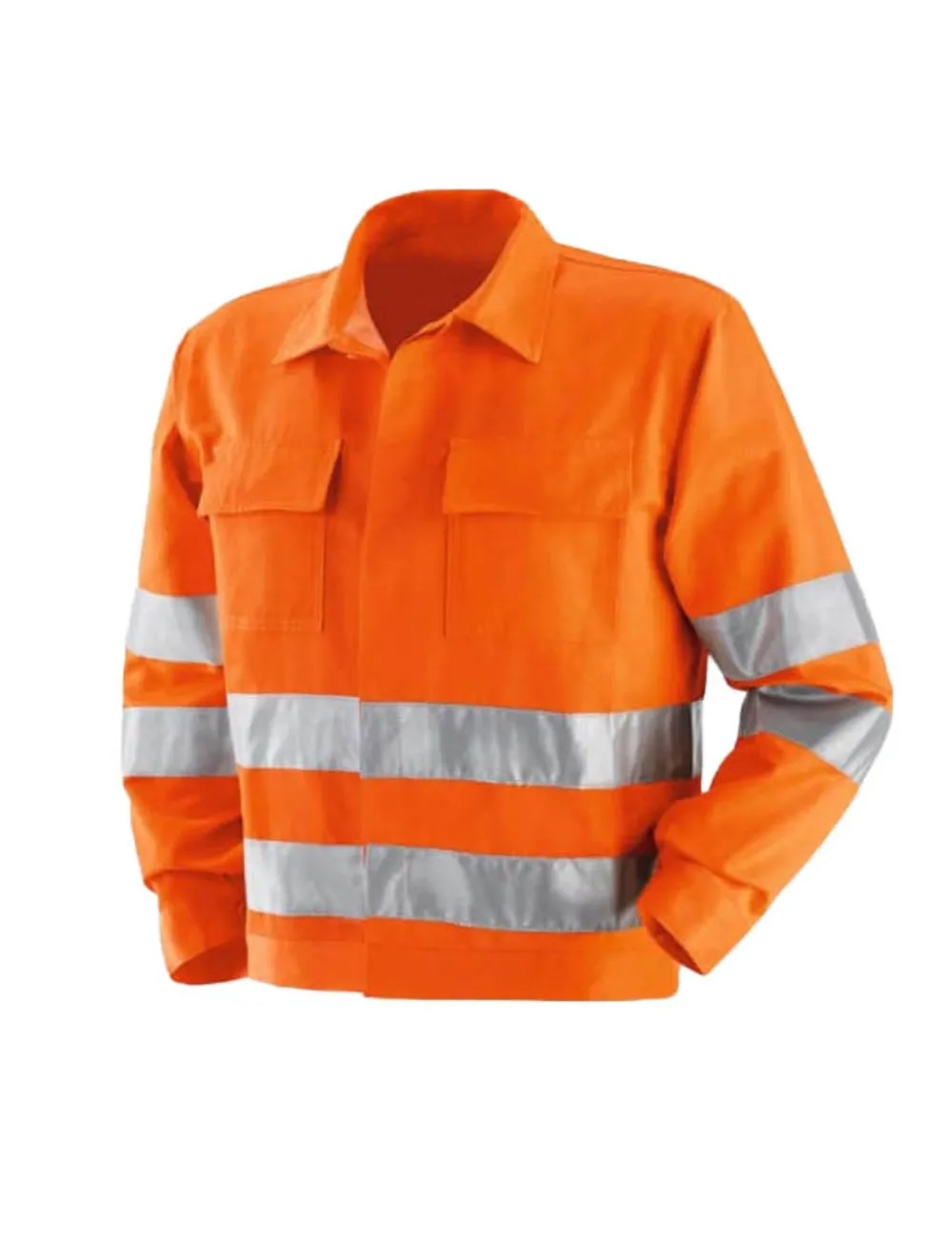 High-Visibility Cotton Blend Work Jacket 210g