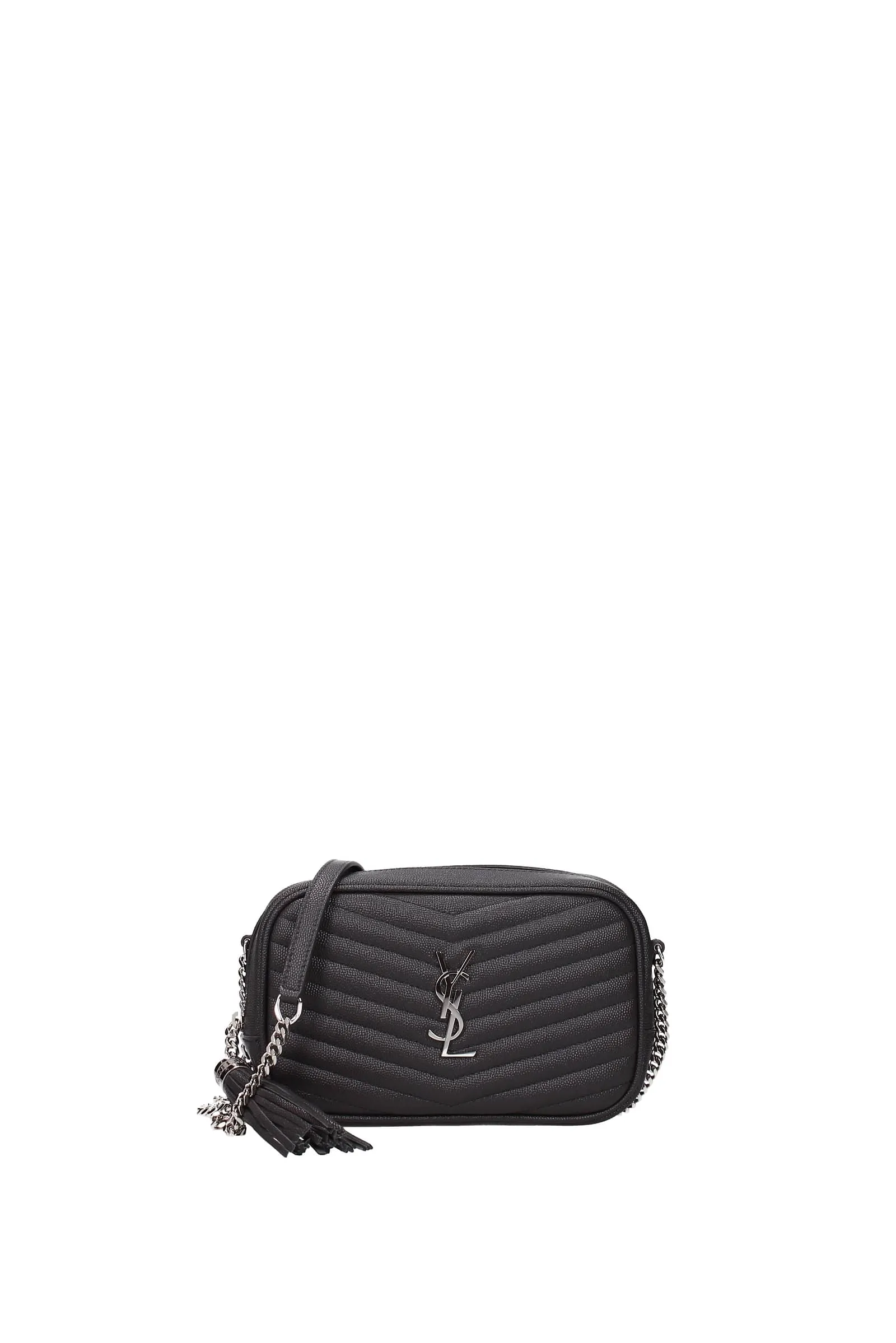 Borsa a Tracolla in Pelle Grigia