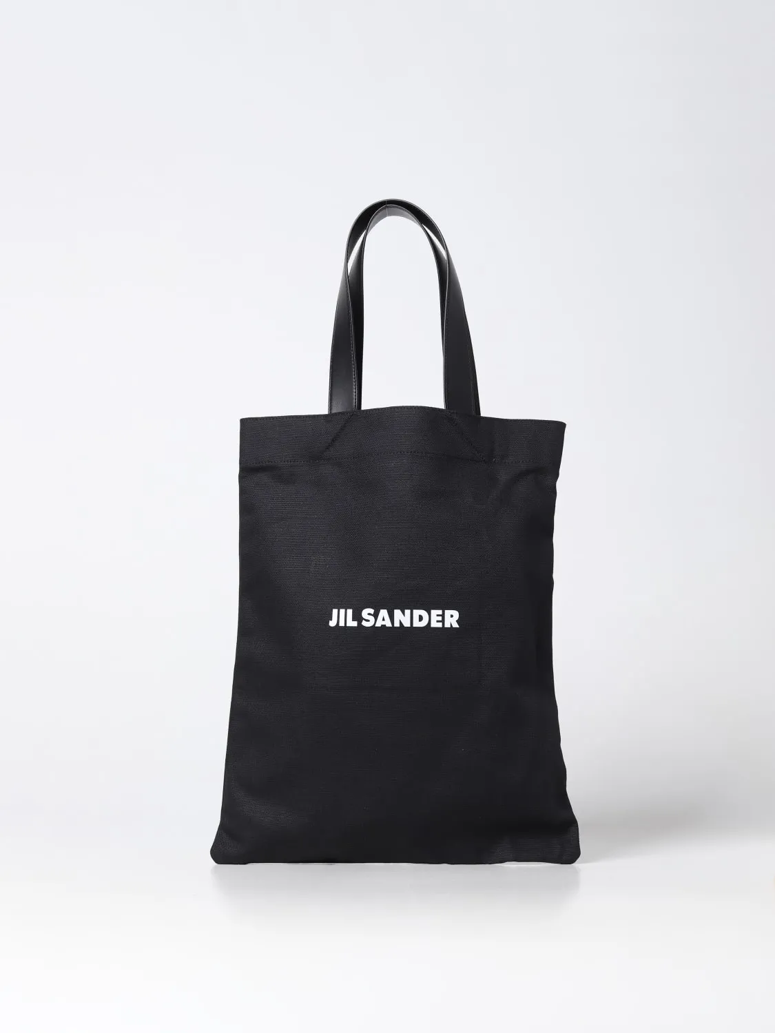 Borsa Jil Sander in canvas e pelle