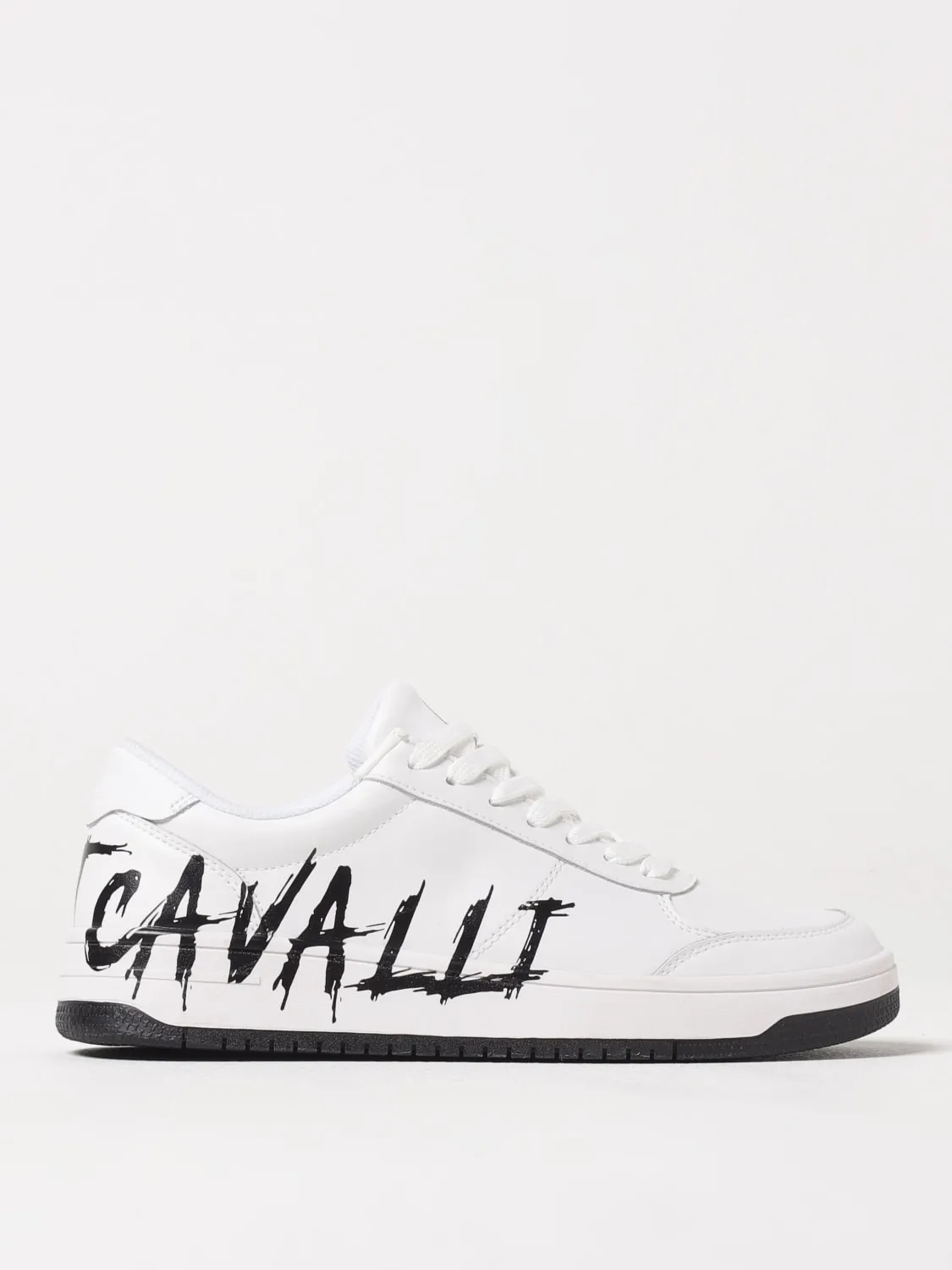 Sneakers Just Cavalli in pelle con stampa logo