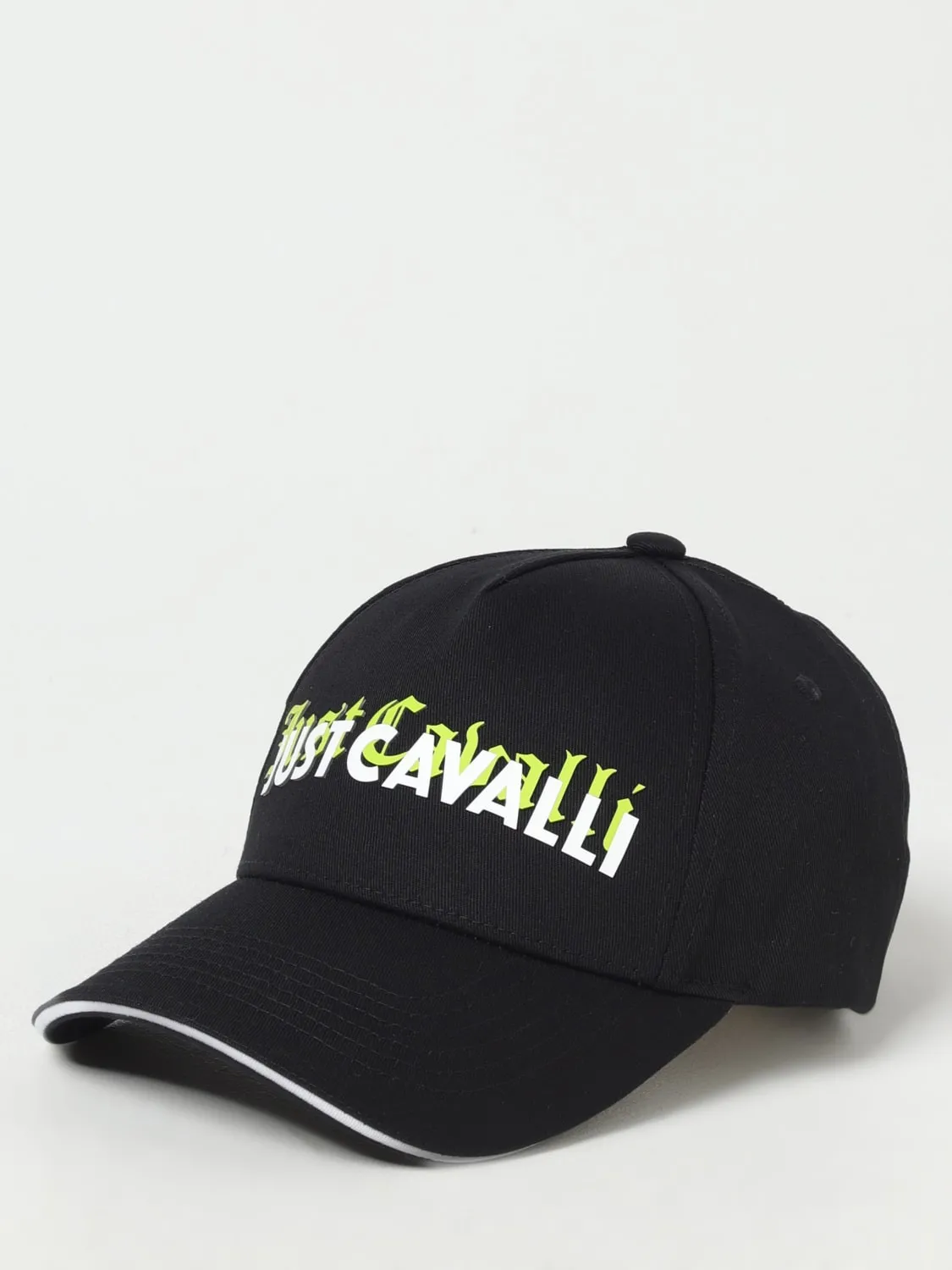 Cappello Just Cavalli in cotone con stampa logo