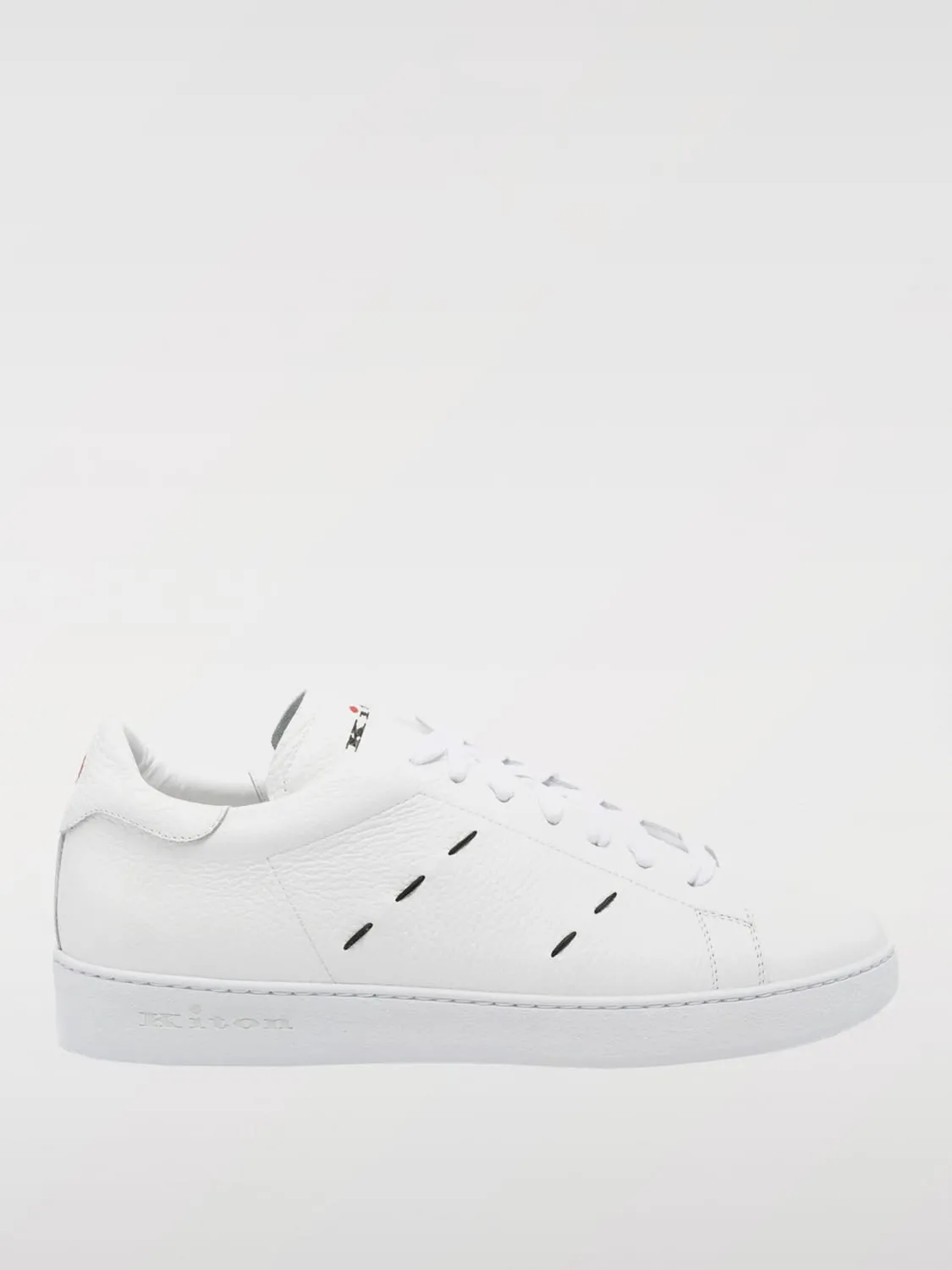 Sneakers Kiton in pelle a grana