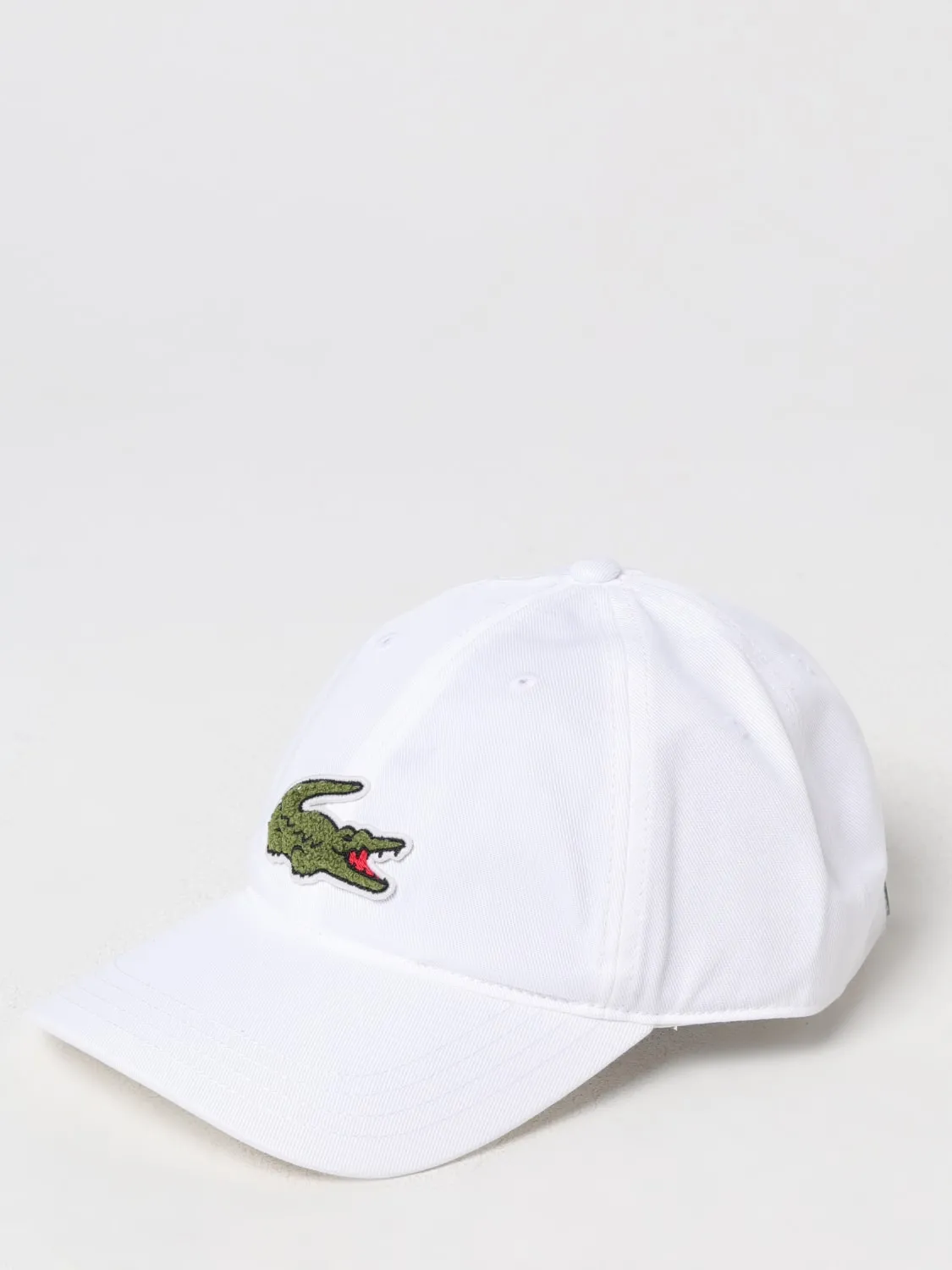 Cappello Lacoste in twill di cotone con logo ricamato