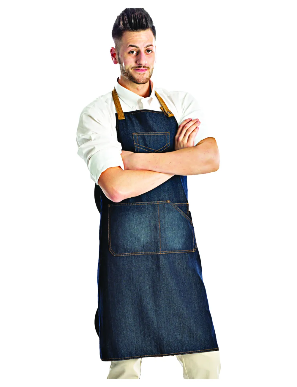 Arbeitslatzhose mit Schürze