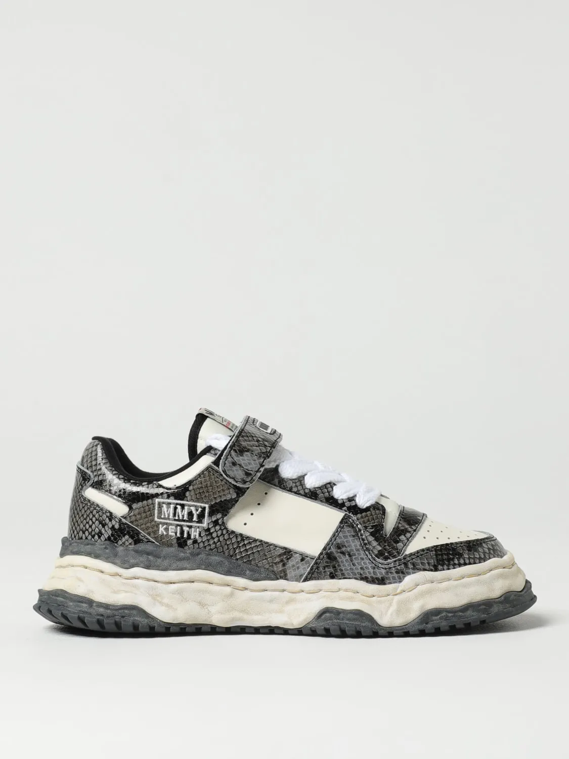 Sneakers Keith Maison Mihara Yasuhiro in pelle stampa pitone