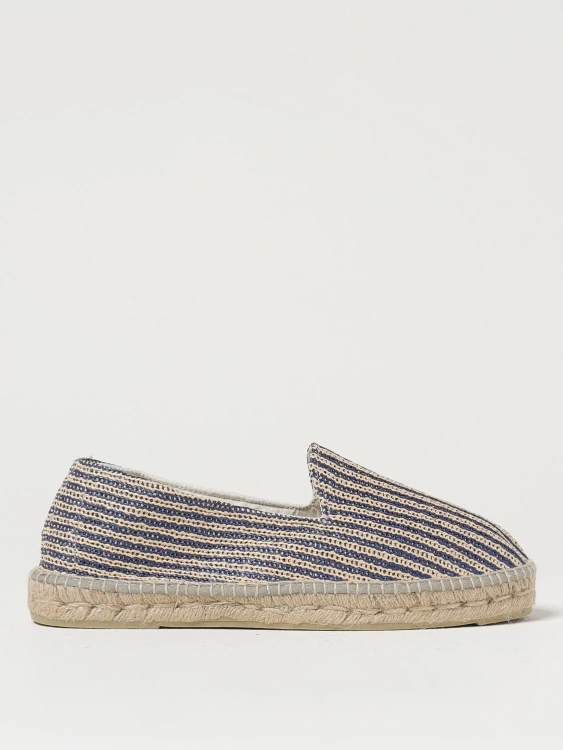 Espadrillas Manebi in rafia a righe bicolor