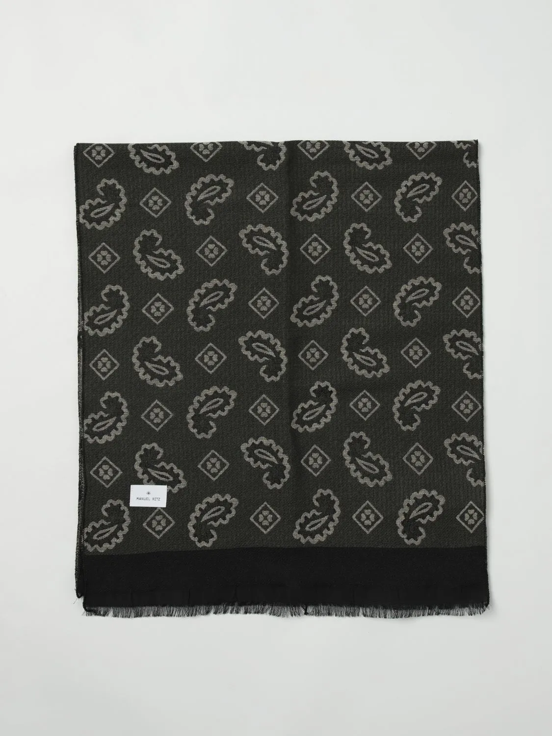 Sciarpa in misto lana paisley Manuel Ritz