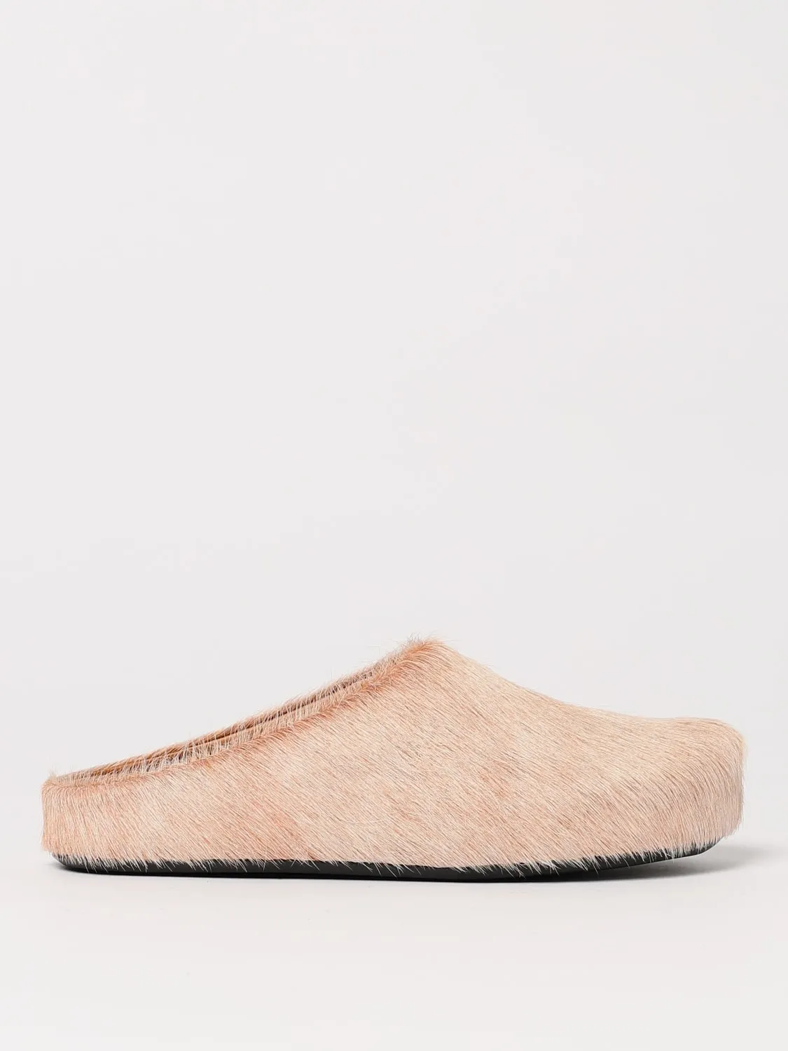 Sabot Fussbett Marni in pelliccia