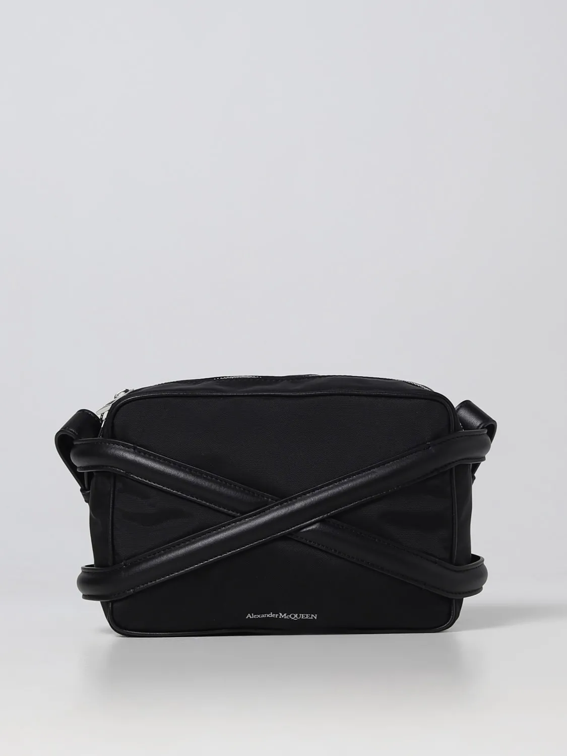 Borsa Harness McQueen in tessuto e pelle