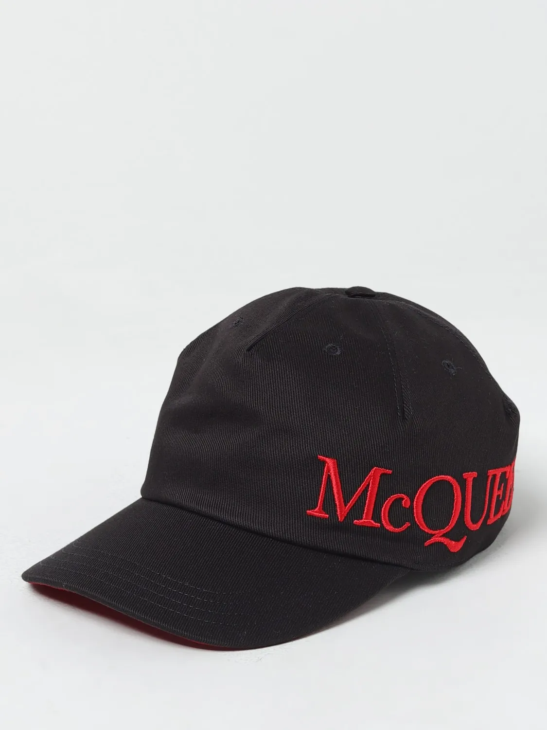 Cappello McQueen in twill con logo