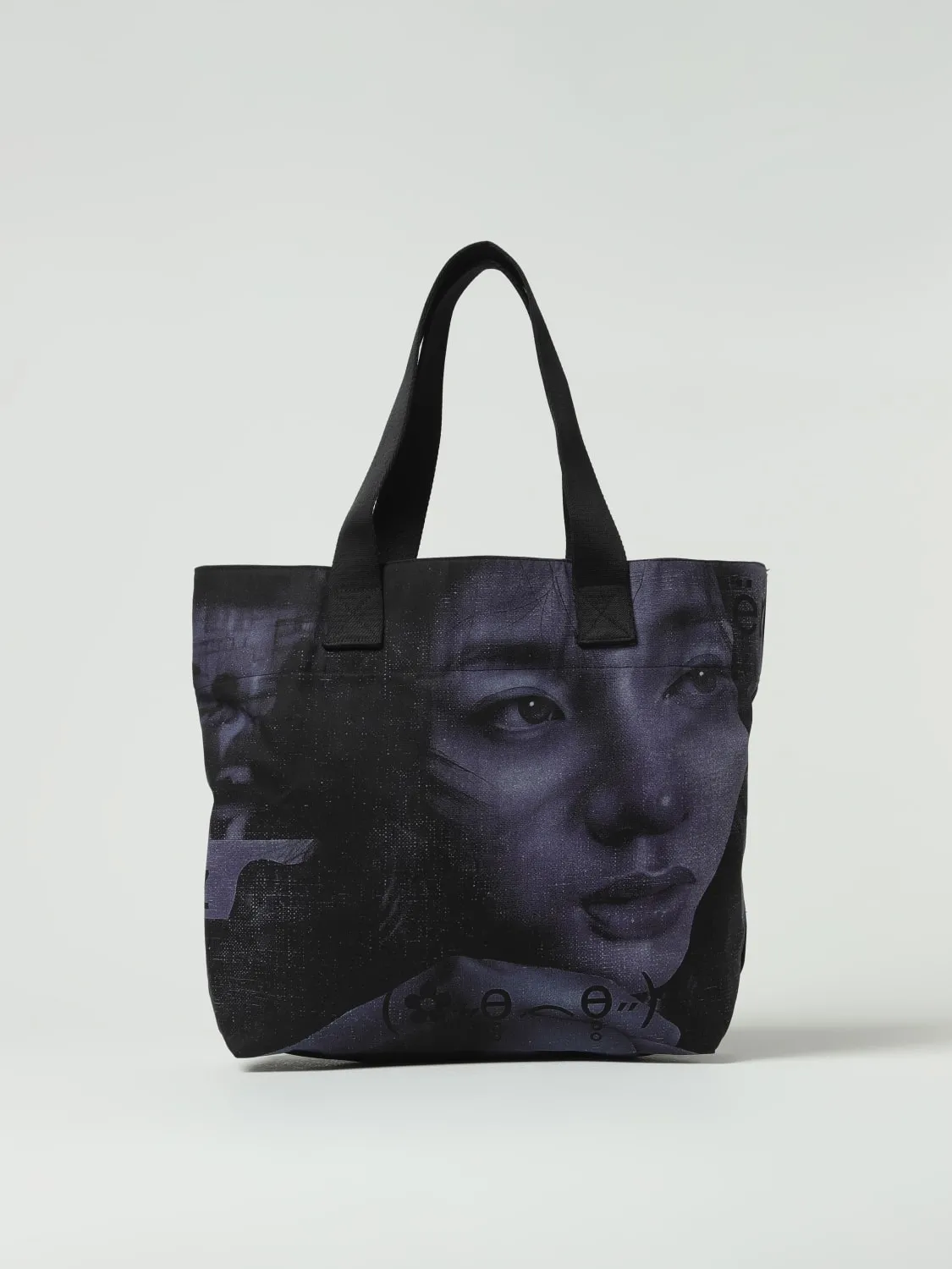 Borsa a spalla con stampa grafica Maciej Kosc Edition Misbhv