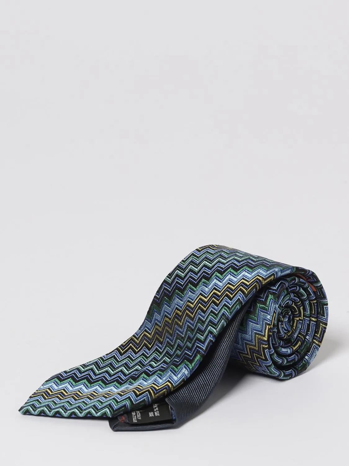 Cravatta in seta a zig zag Missoni