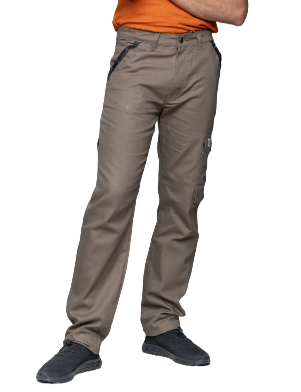 Pantalon Multi-poches en Coton de Travail