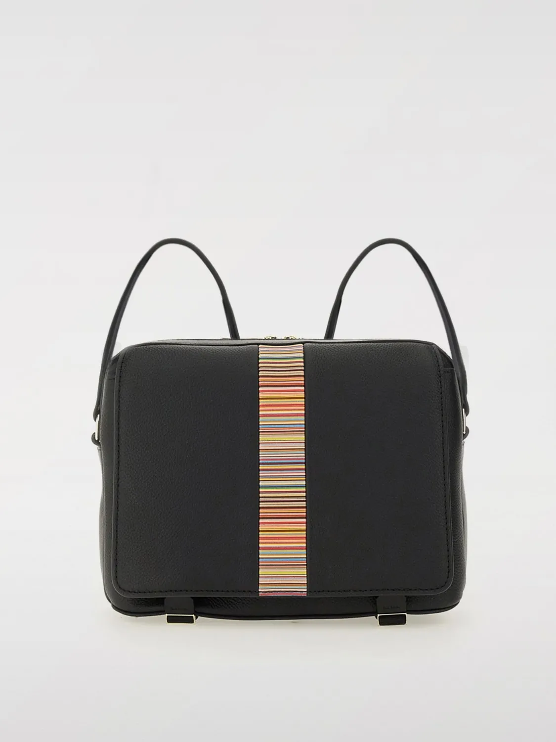 Borsa a tracolla in pelle martellata Paul Smith