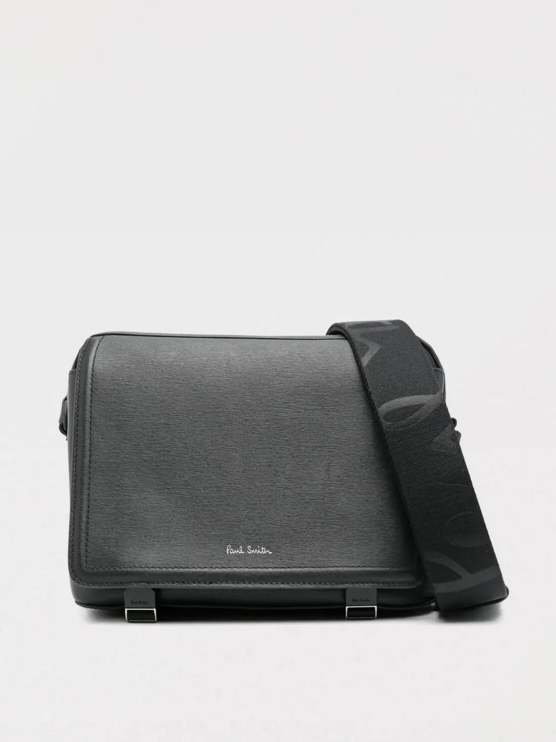 Borsa a spalla in pelle saffiano Paul Smith