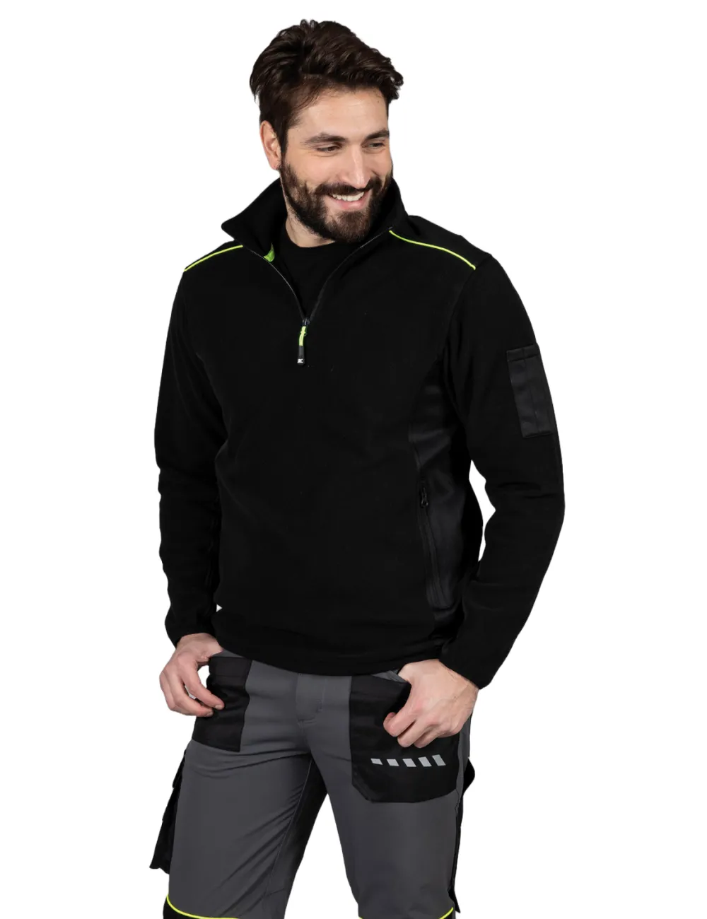 Pile Mezza Zip Gr.280 Da Lavoro Livigno