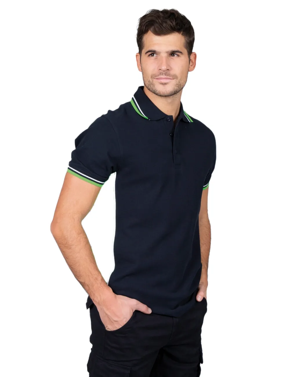 Polo Bicolore Cotone Gr. 200 Da Lavoro Ankara