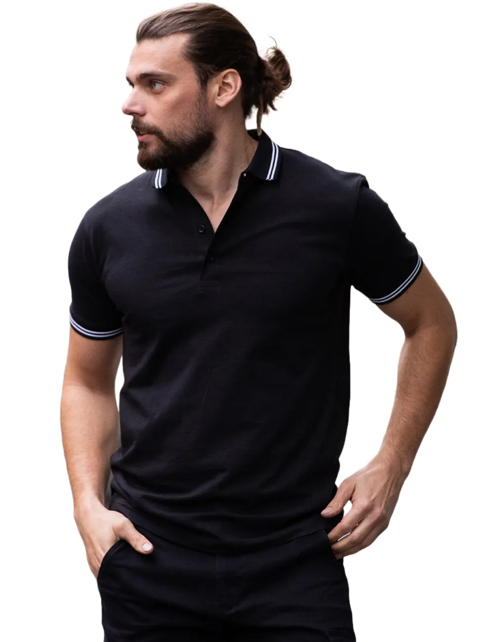 Polo Mezza Manica In Cotone Gr.180