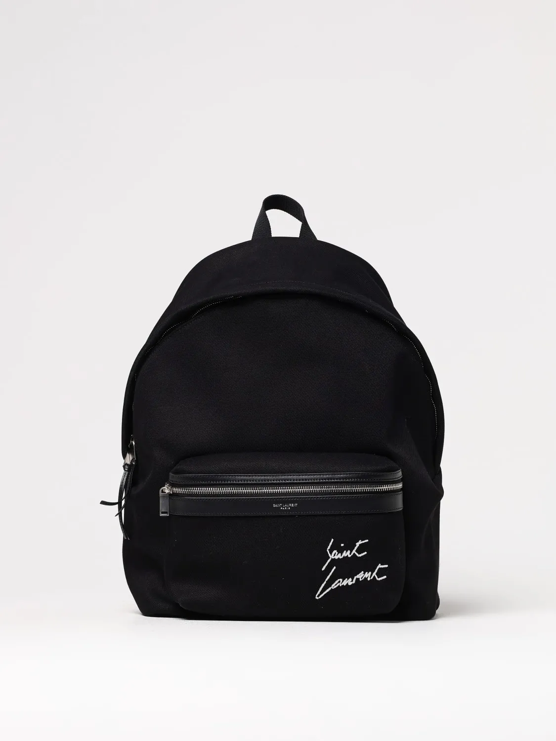 Zaino City Saint Laurent in canvas e pelle