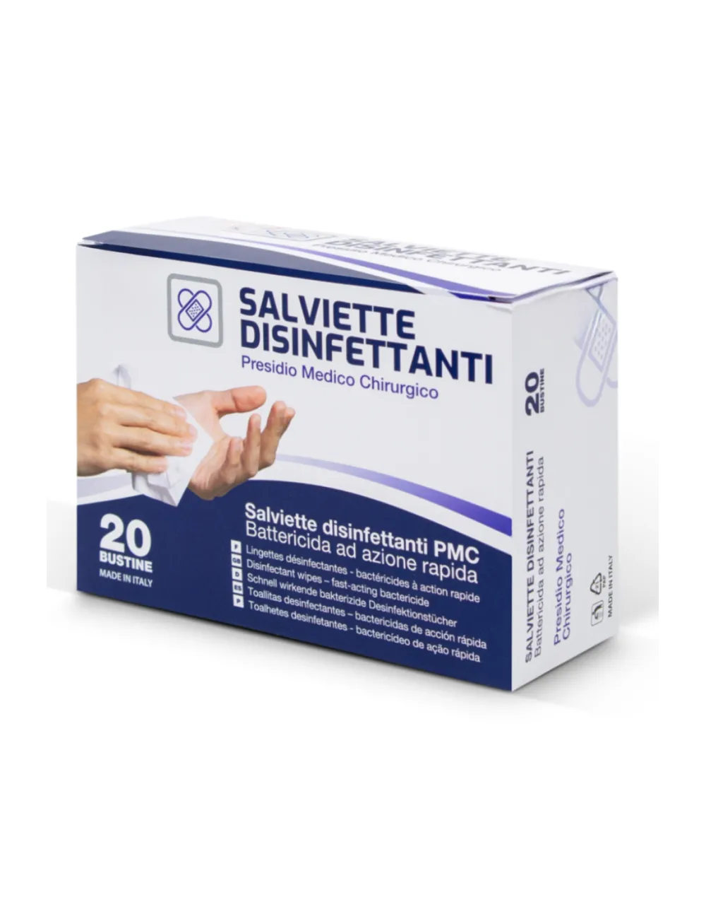Salviettina Disinfettanti Box 20 Pz