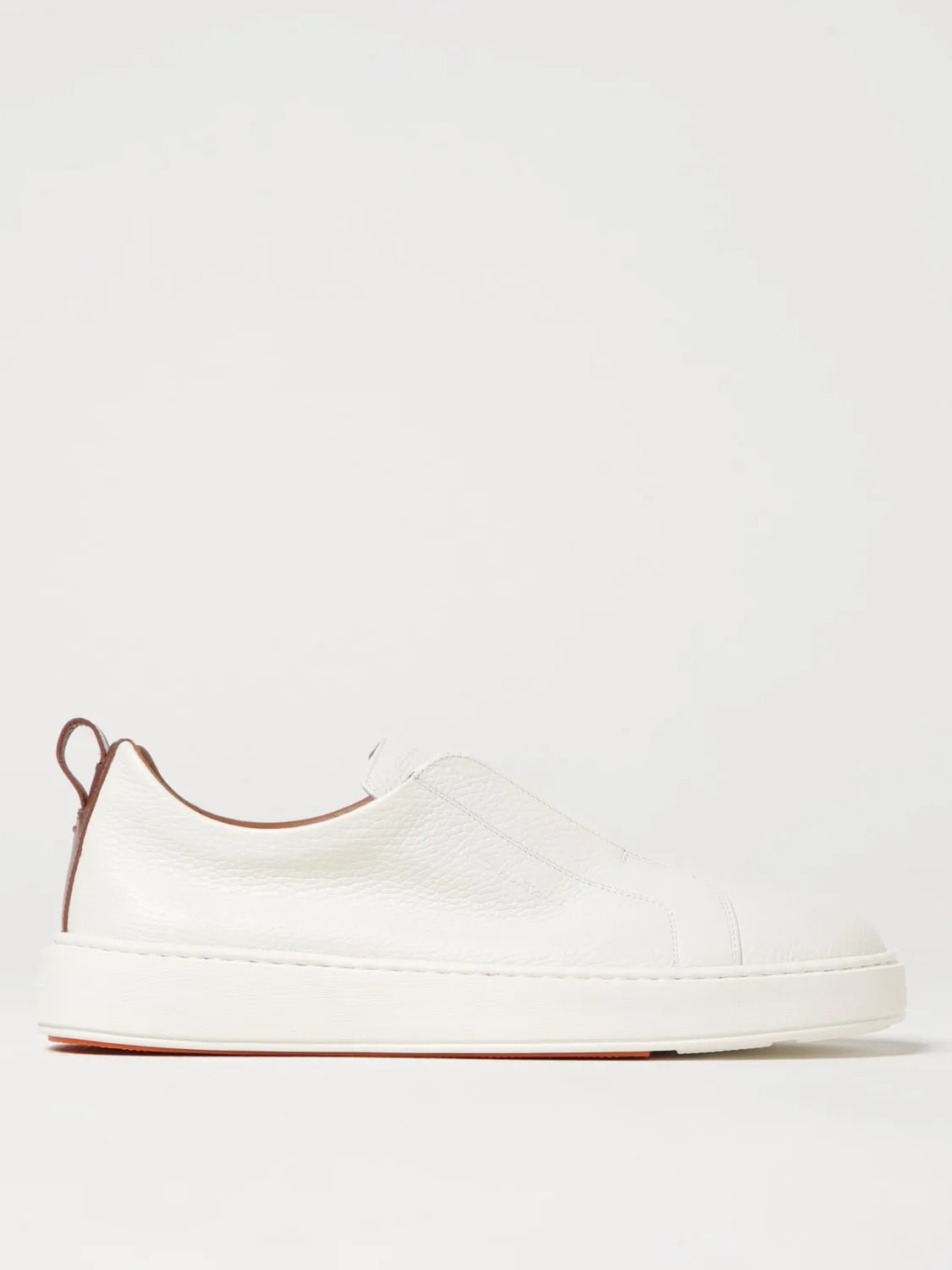 Sneakers Santoni in pelle martellata