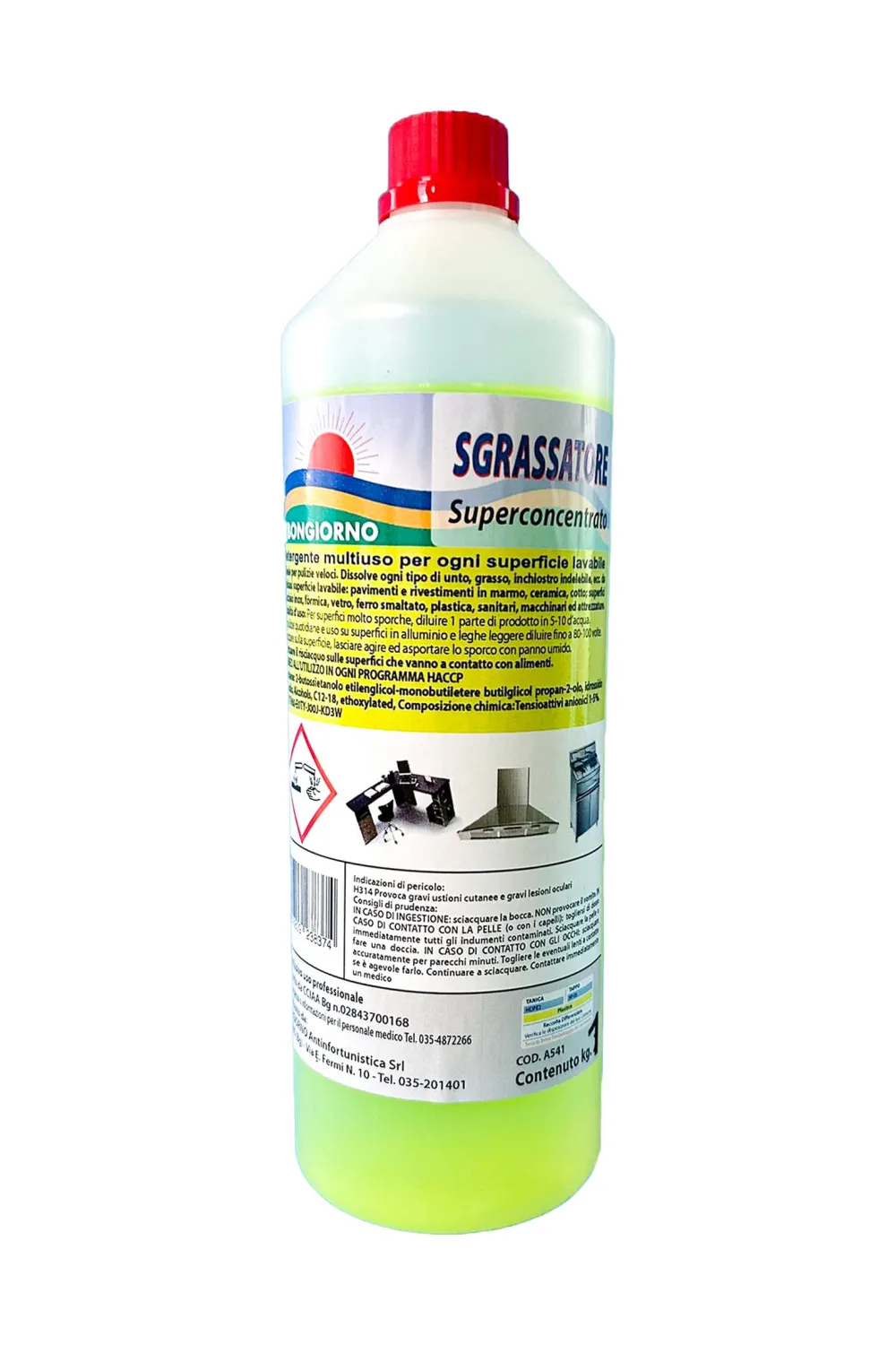 Sgrassatore Super Concentrato Per Superfici Lavabili
