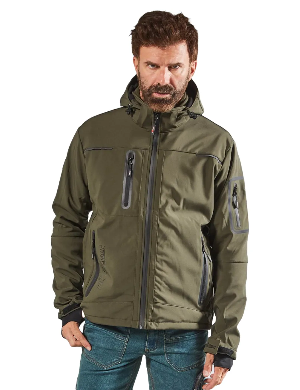 Giacca Softshell U-Power Space con massima visibilità