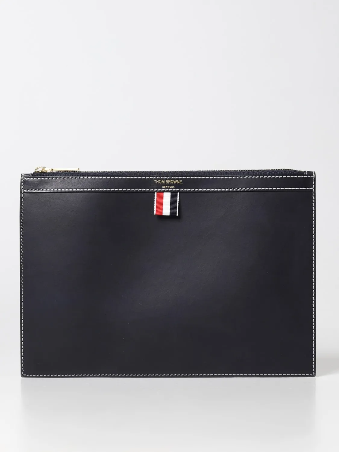 Clutch Thom Browne in pelle