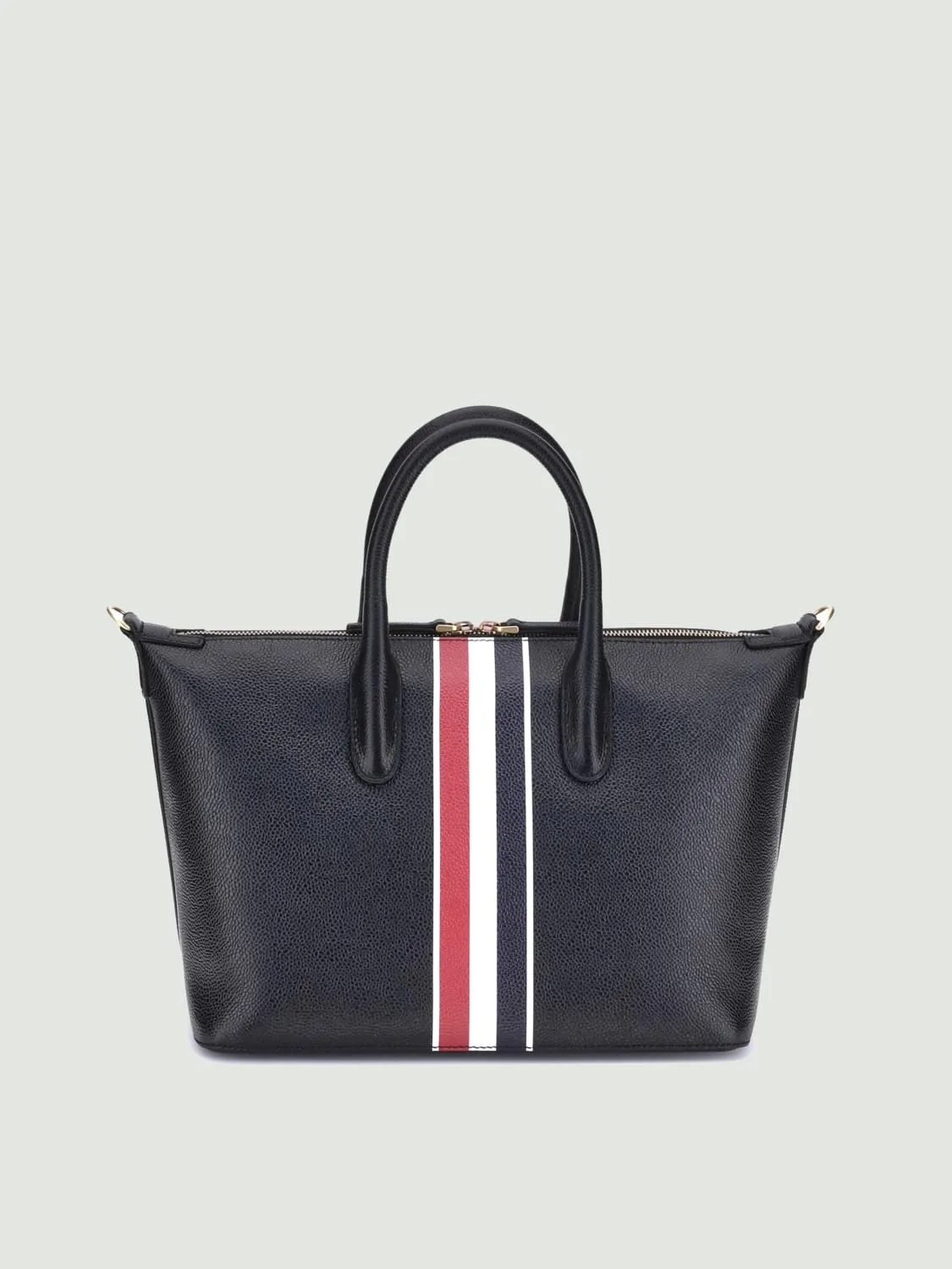 Borsa a mano in pelle di vitello 4 T-bar Thom Browne