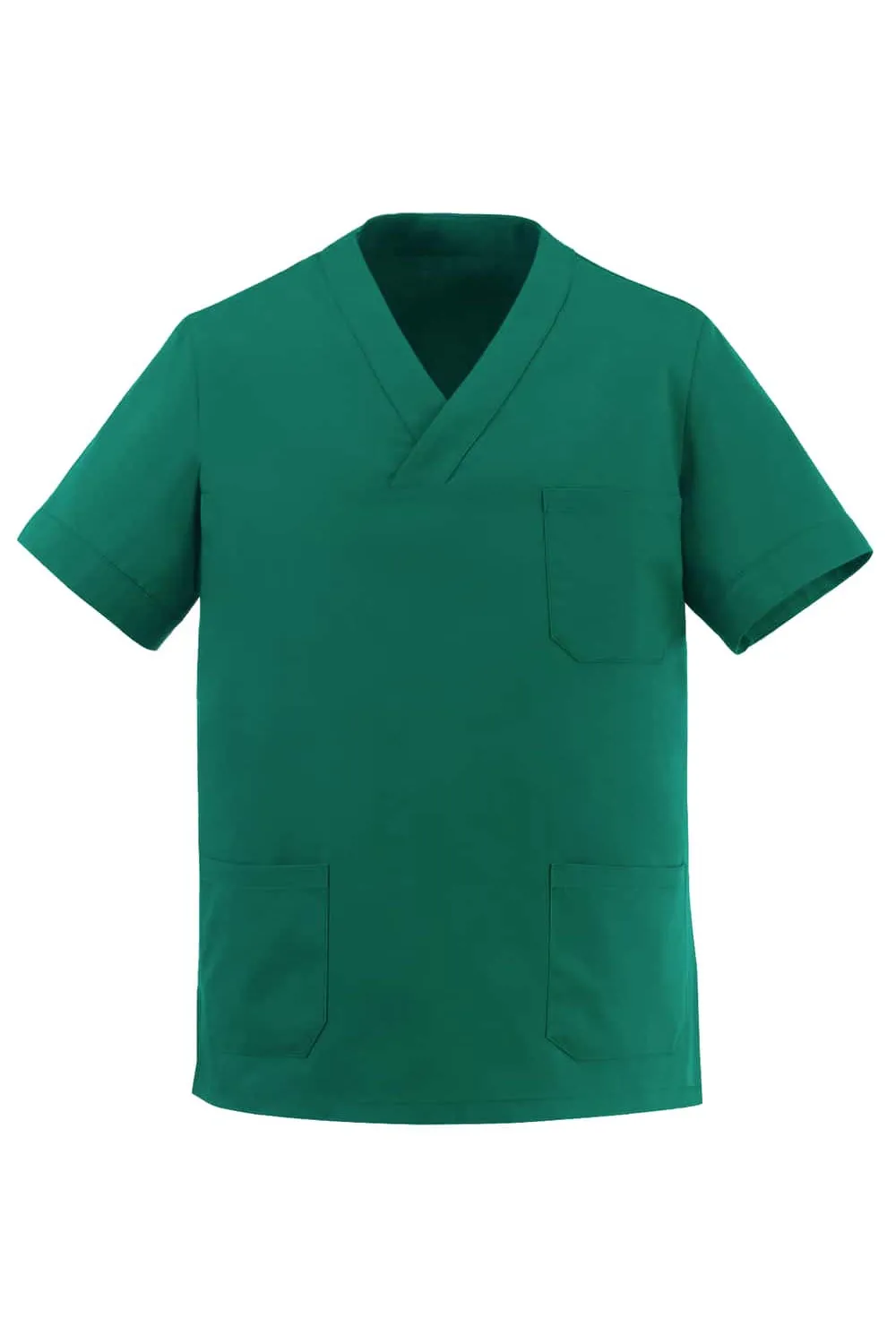 Casaca de trabajo con escote en V 100% algodón.