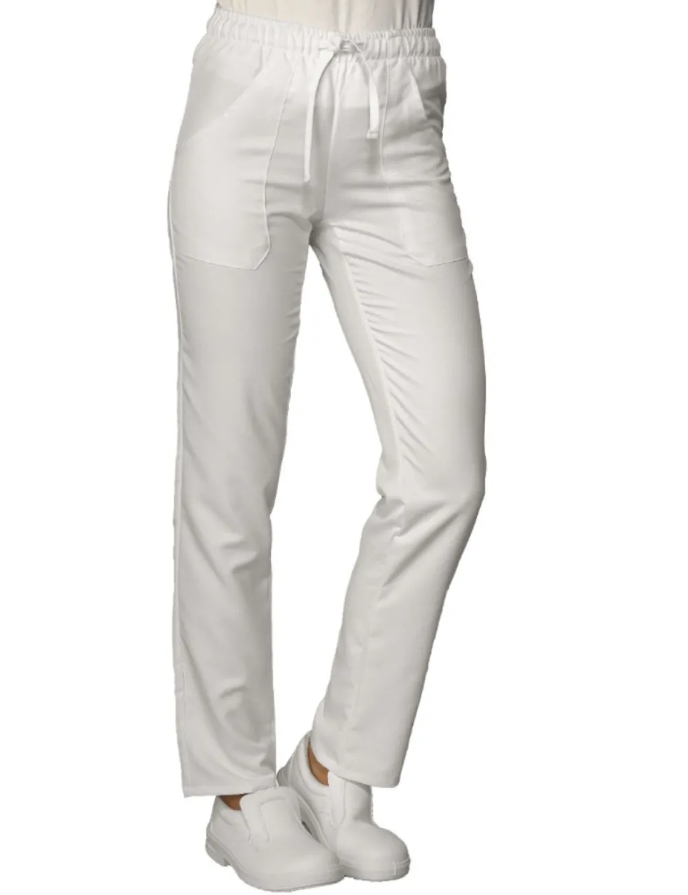 White Cotton Medical Pants 190g Unisex