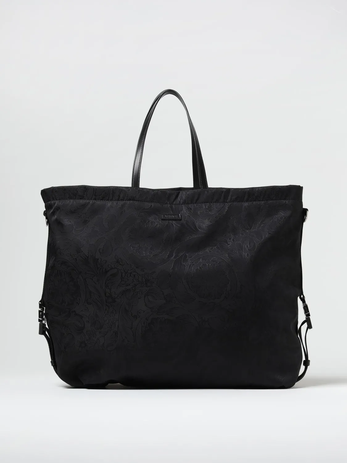 Borsa Neo Versace in nylon jacquard Baroque